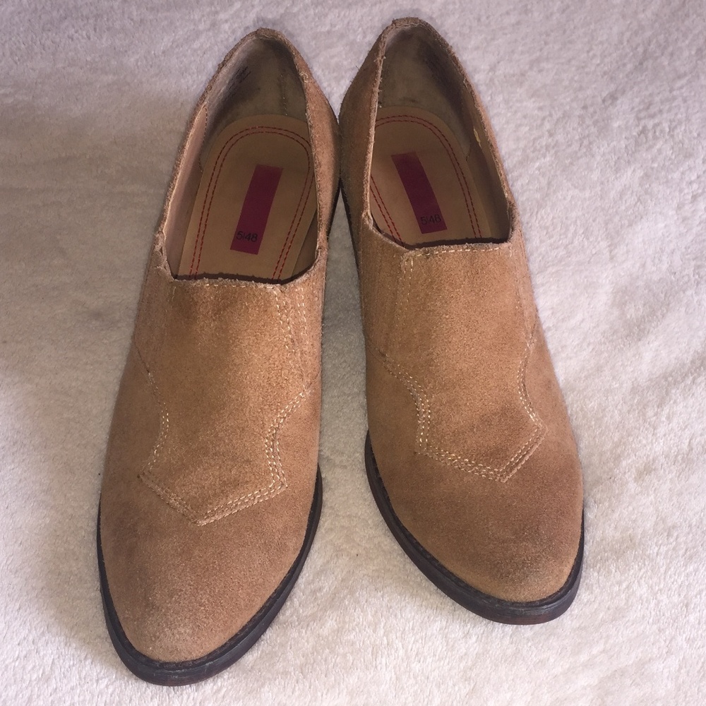 Genuine leather booties